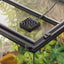 Exo Terra Terrarium Silent Mini Fan installed on a planted terrarium screen top
