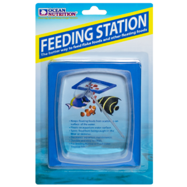 Ocean Nutrition Feeding Station floating feeding ring with suction cup for aquariums