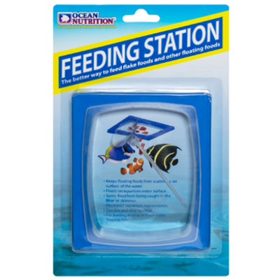 Ocean Nutrition Feeding Station floating feeding ring with suction cup for aquariums