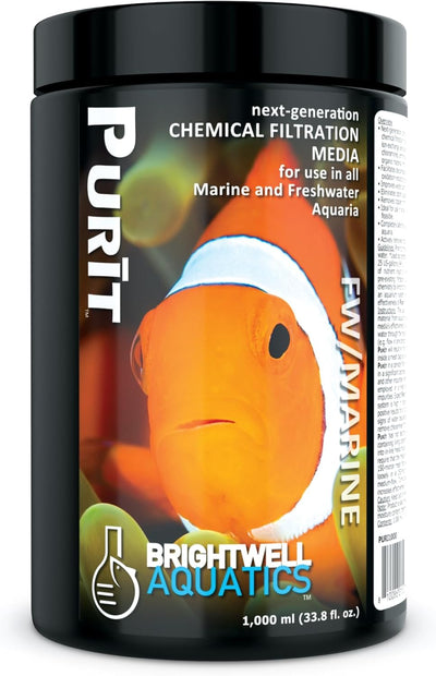 Brightwell Aquatics Purit – Chemical Filtration Media – 1 L