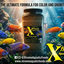 Xtreme Cichlid PeeWee ultimate formula for color and growth graphic with peacock cichlids