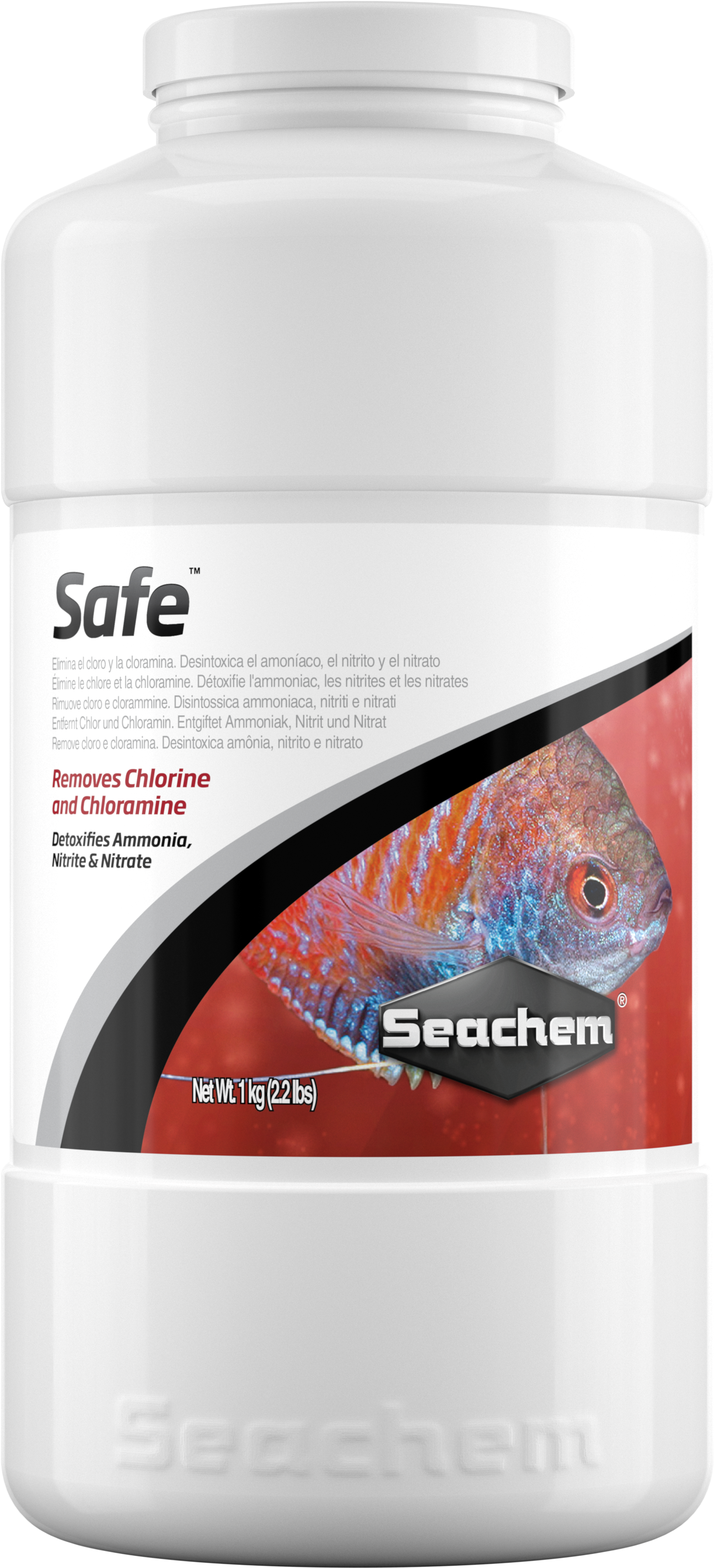 Seachem Safe 1 kg tub, bulk dry dechlorinator and water conditioner for fishrooms