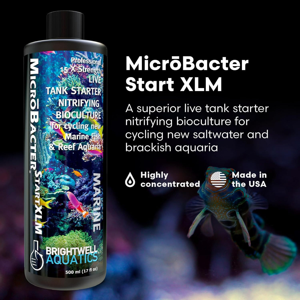 Microbacter Razor MicroBacter Start XLM 500 ml – Live Nitrifying Bacteria – Squeaky's ...