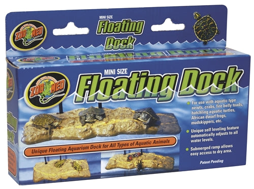 Zoo Med Floating Dock Mini box, self leveling basking dock for hatchling turtles and small aquatic animals