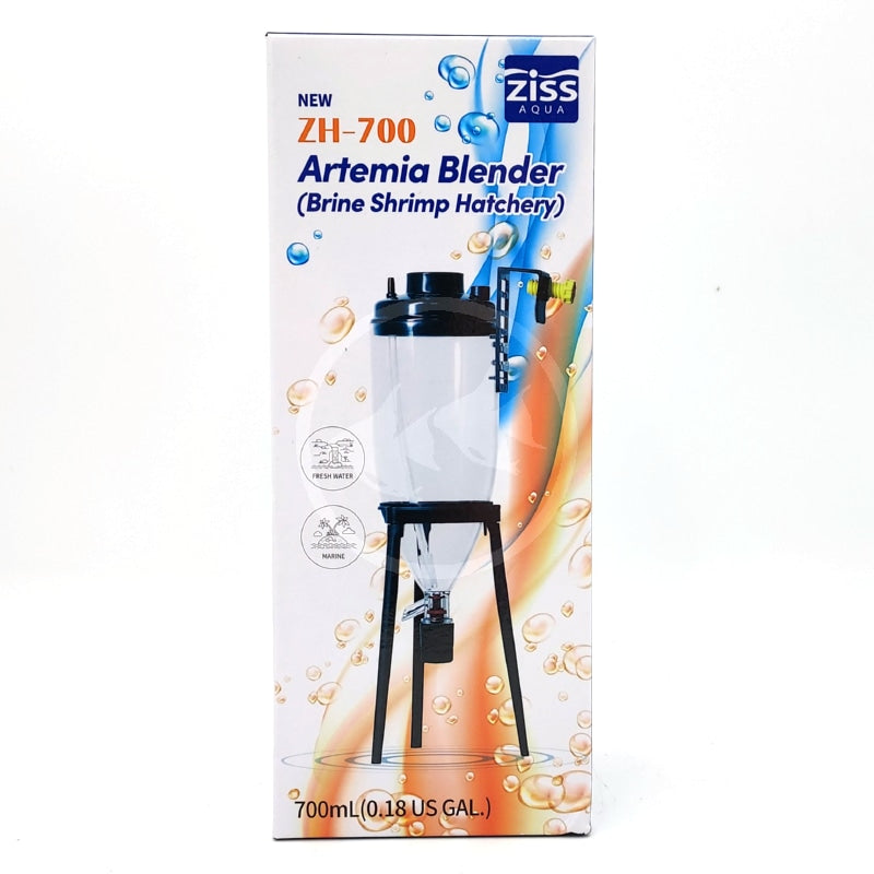 Ziss ZH-700 Artemia Blender brine shrimp hatchery, 700 mL, in its retail box