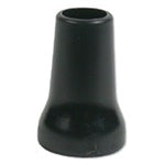 Loc-Line 1/2 inch x 3/8 inch round nozzle, black acetal aquarium return tip