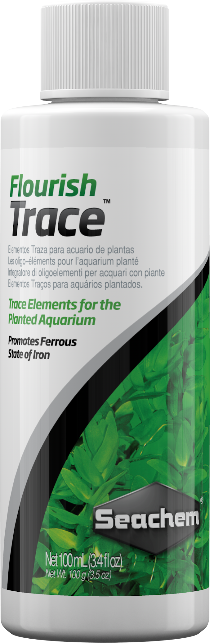 Seachem Flourish Trace 100 mL bottle, planted aquarium trace element supplement
