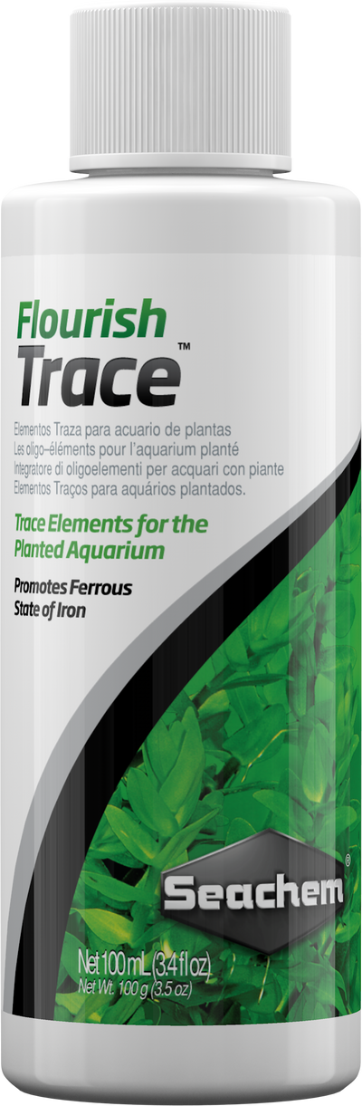 Seachem Flourish Trace 100 mL bottle, planted aquarium trace element supplement