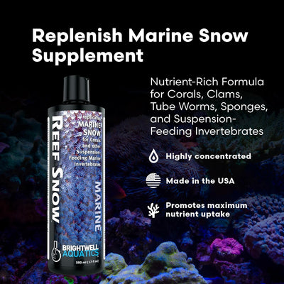Brightwell Aquatics Reef Snow – Marine Snow Coral Nutrition – 250 ml