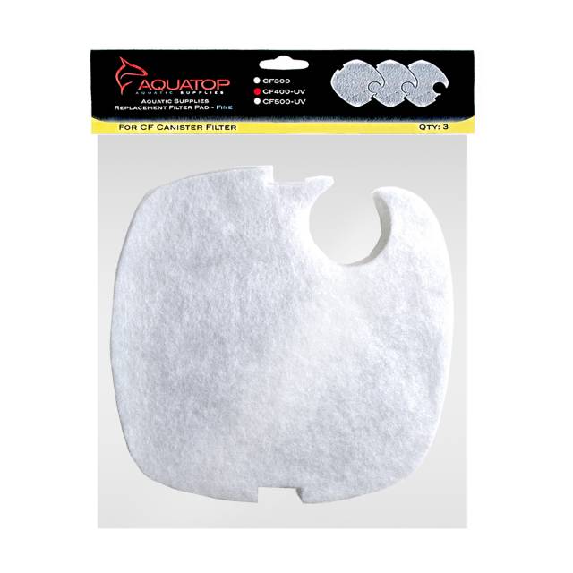 Aquatop CF400 Fine White replacement filter pad - polishing media for canister filter