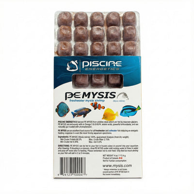 Piscine Energetics PE Mysis frozen shrimp cube pack