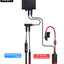 Red Sea ReefControl Lite wiring example with a pH and temperature probe and the ReefControl ATO Module and top-off pump