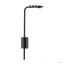 Exo Terra Light Bracket, adjustable black lamp support arm with self-adhesive glass base