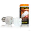 Exo Terra Reptile UVB150 13 watt desert compact fluorescent bulb beside its packaging