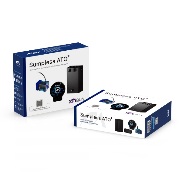 XP Aqua Sumpless ATO2 auto top-off system with overflow box for sumpless aquariums