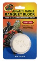 Zoo Med Aquatic Turtle Banquet Block Giant size for larger turtles, food and calcium supplement