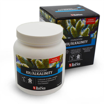 Red Sea Reef Foundation B KH/Alkalinity powder 1 kg jar and box - reef alkalinity supplement