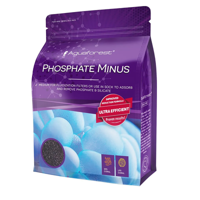 Aquaforest Phosphate Minus 1000mL pouch, phosphate and silicate removal media for reef aquariums