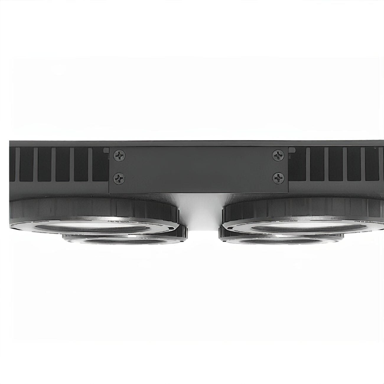 Illumagic X4 close-up of the LED cluster optics and heatsink