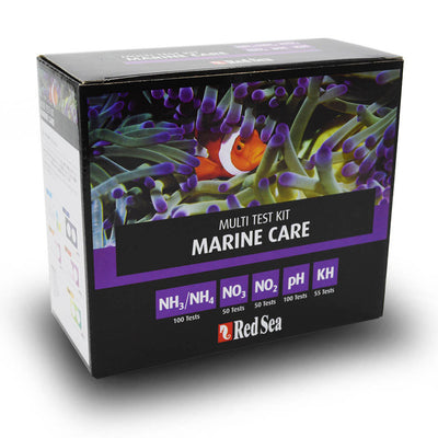 Red Sea MCP Test Kit Marine Master Care box - saltwater reef ammonia nitrite nitrate pH alkalinity tests