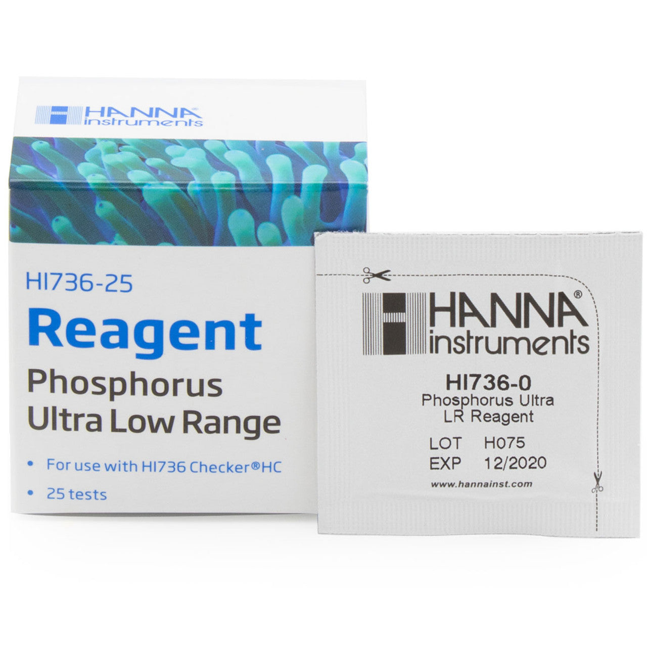 Hanna Instruments 736-25 – Phosphorus Ultra Low Range Reagent Refill – Checker® HC - Squeaky's Aquatics