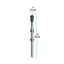 Fluval M100 mirror-glass heater dimensions diagram, 11 inches tall with a top control dial