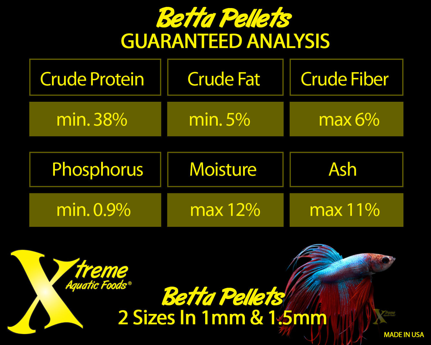 Xtreme Betta Floating Pellets