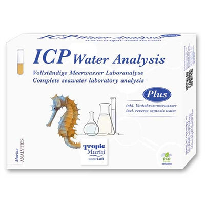 Tropic Marin ICP Water Analysis PLUS box, seawater and reverse osmosis laboratory test kit