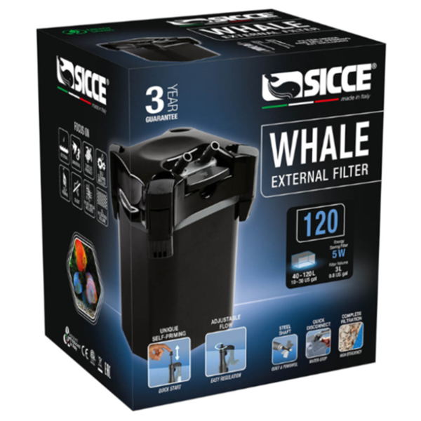 Sicce Whale canister filter for aquariums