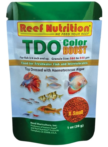 Reef Nutrition TDO Color Boost Freshwater X-Small pellet