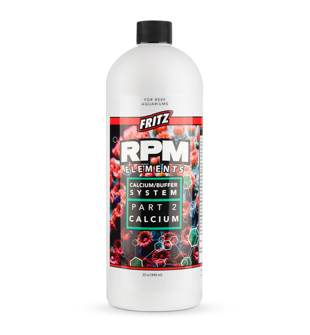 Fritz RPM Liquid PT 2 Calcium - 32 oz bottle for reef aquarium 2-part dosing
