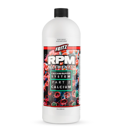 Fritz RPM Liquid PT 2 Calcium - 32 oz bottle for reef aquarium 2-part dosing