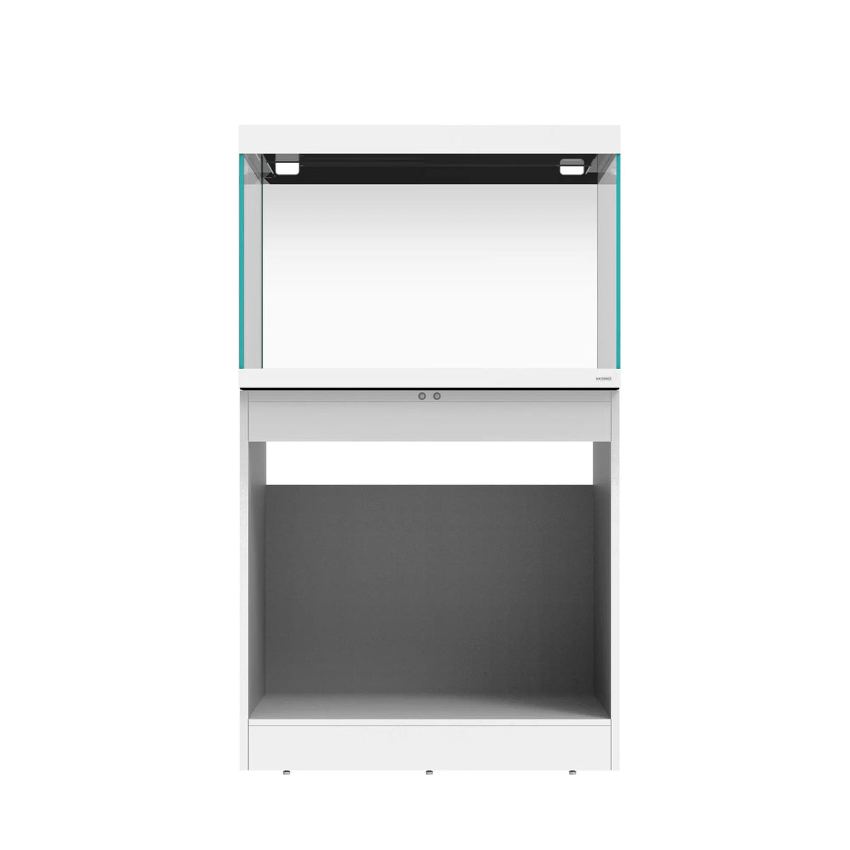 Waterbox Eden 40 FLED rimless aquarium and matching cabinet, front view