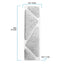 Fluval Flex 2.0 Poly-Carb Cartridge dimensions, 8.5 by 2.4 by 0.4 inches