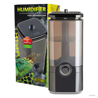 Exo Terra Humidifier ultrasonic fog generator for reptile terrariums, 4.5 L reservoir