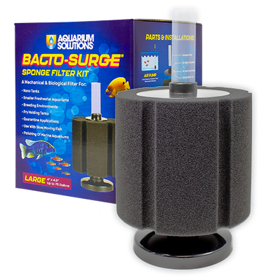 Hikari Bacto-Surge Foam Filter Large - air-driven sponge filter for aquariums up to 75 gallons