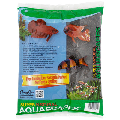 CaribSea Super Naturals Maui Moon - Black Freshwater Aquarium Sand