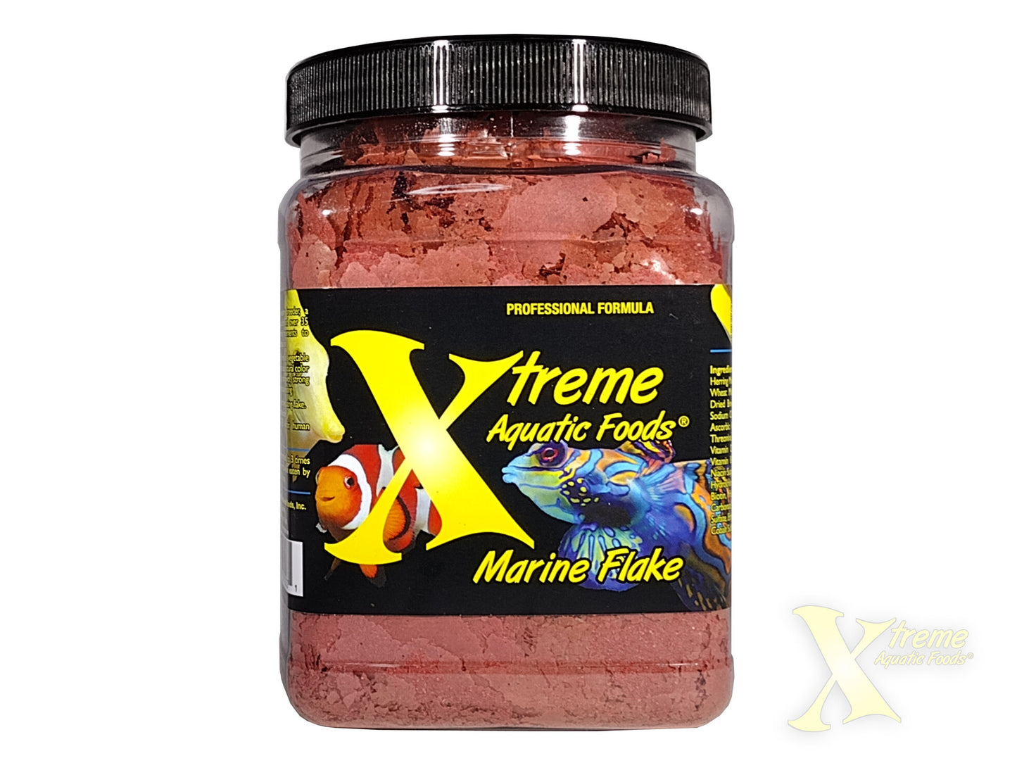 Xtreme Marine Krill Flakes 3.5 oz jar, marine flake fish food