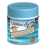 Ocean Nutrition Freshwater Community Formula Flakes canister, marine-protein community fish food