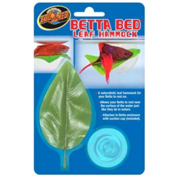 ZooMed Betta Bed Leaf Hammock resting leaf