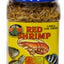 Zoo Med Jumbo Red Shrimp 2.5 oz jar, sun dried whole shrimp for aquatic turtles, big fish, and inverts