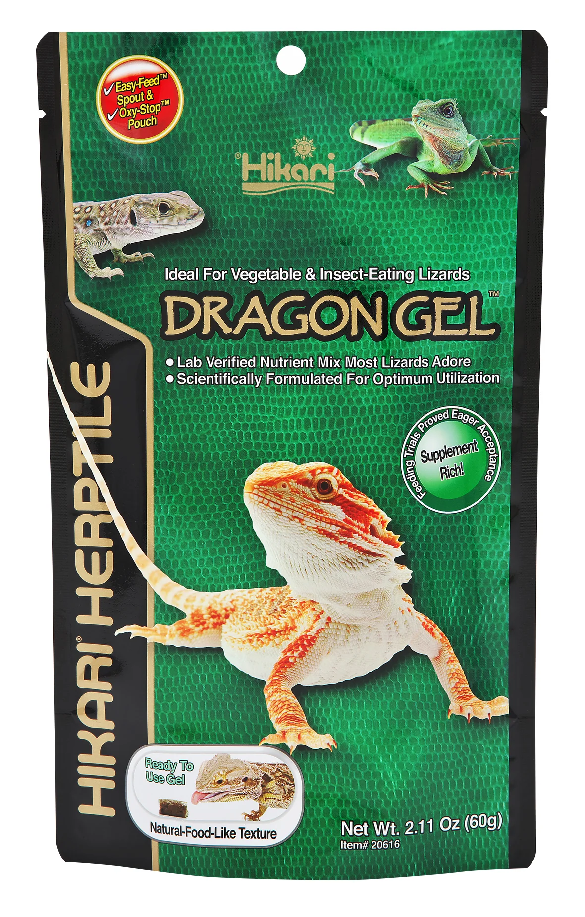 Hikari Dragon Gel ready-to-eat gel food for baby bearded dragons