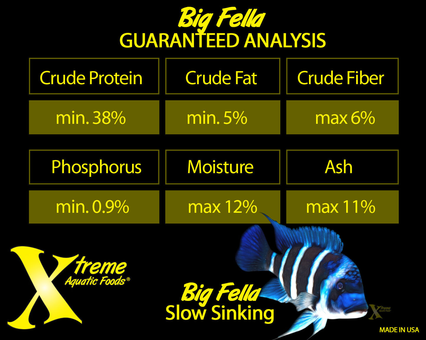 Xtreme Big Fella 3mm Slow-Sinking Pellet