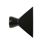 Loc-Line 1/2 inch x 2 1/2 inch flare nozzle, wide fan aquarium return tip
