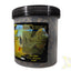 Xtreme Aquatic Foods Monster 9mm pellets jar label with guaranteed analysis and ingredients