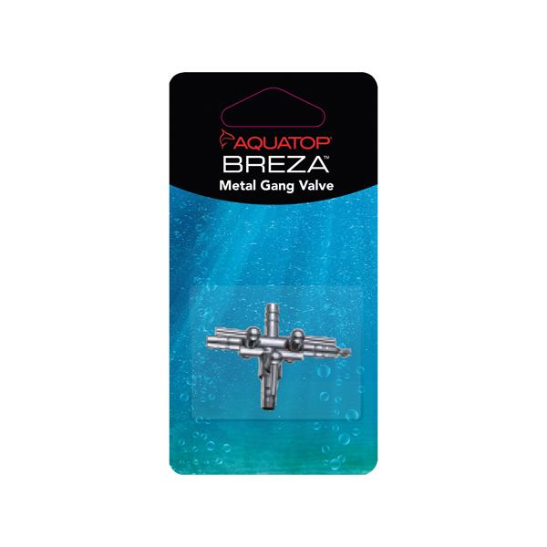 Aquatop Breza metal gang valve on its card