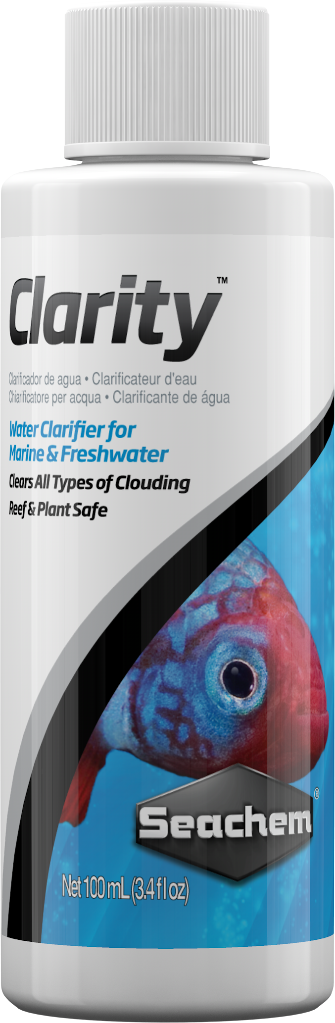 Seachem Clarity bottle - reef-safe water clarifier flocculant for freshwater and saltwater aquariums