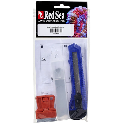 Red Sea ReefMat Sump Modification Kit with blades and silicone scraper for REEFER sumps