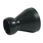 Loc-Line 3/4 inch to 1/2 inch reducer adapter, black acetal modular hose fitting