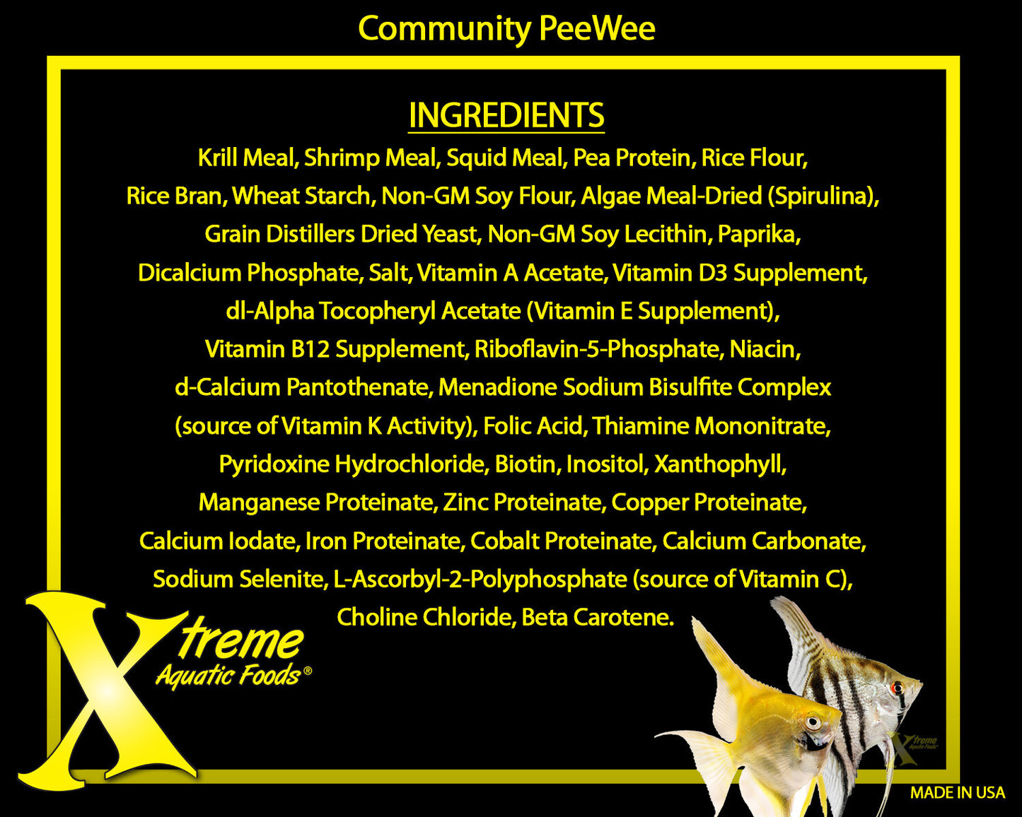 Xtreme Community PeeWee 1.5mm Slow-Sinking Pellet